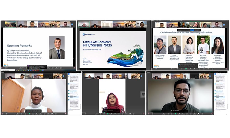 Hutchison Ports Hosts First Global Dock School Environmental Webinar